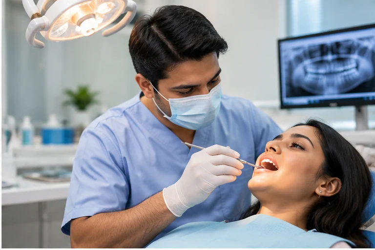 Illustrative dental consultation